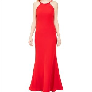 Calvin Klein Long Red Gown